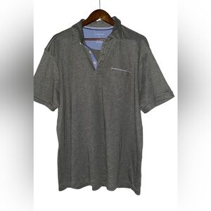 Tahari Interlock Men Fine‎ Cotton Polo Shirt Size XL Golf Performance Casual